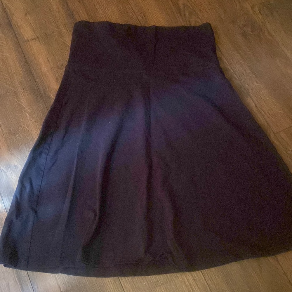 Hanes Black Cotton Skirt